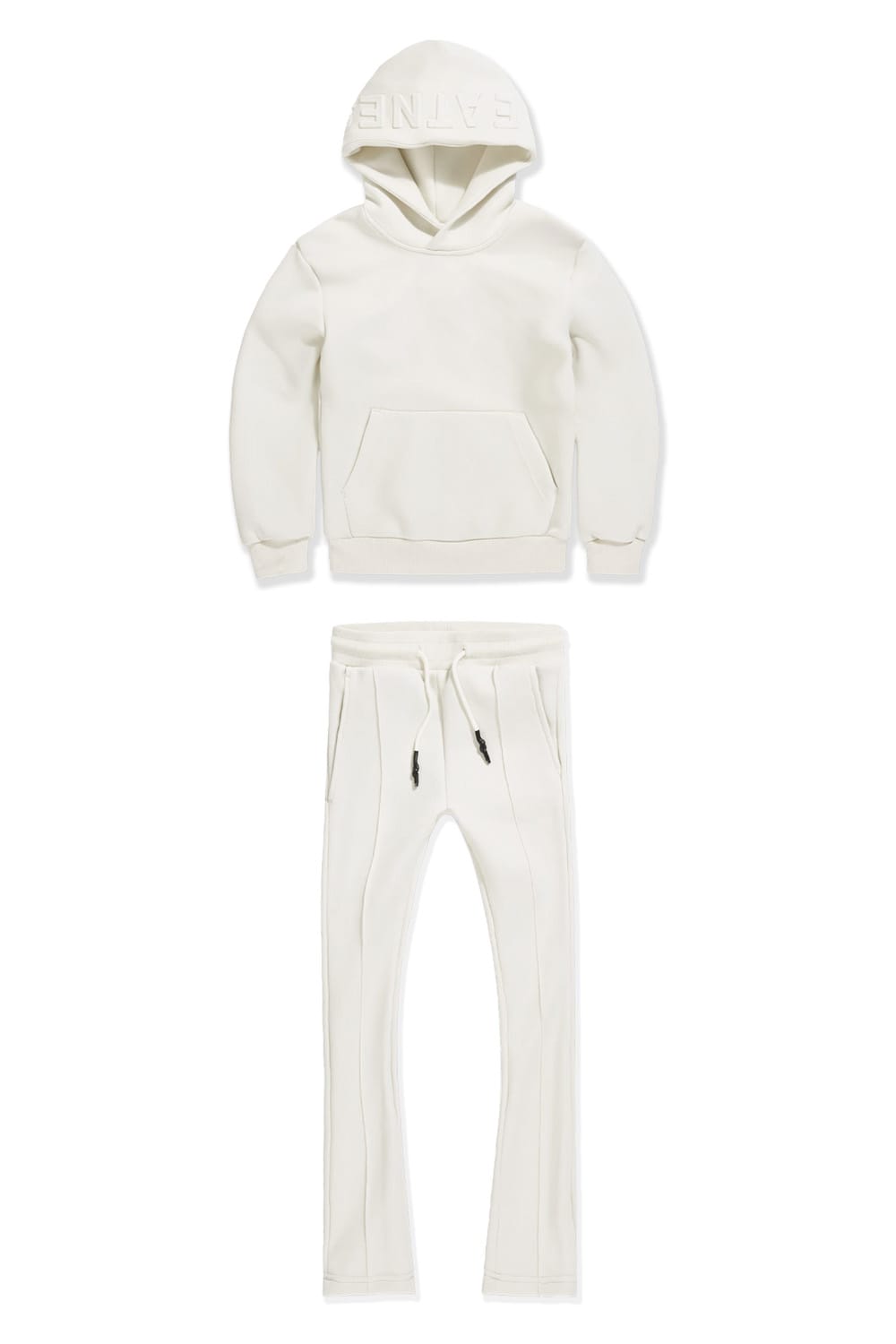 JC Kids Kids Greatness Fleece Set (White Onyx) 2