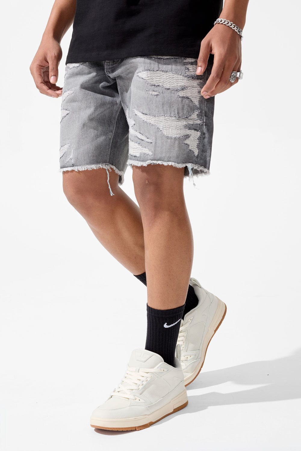 Jordan Craig Retro - Riverside Denim Shorts Cement Wash / 28