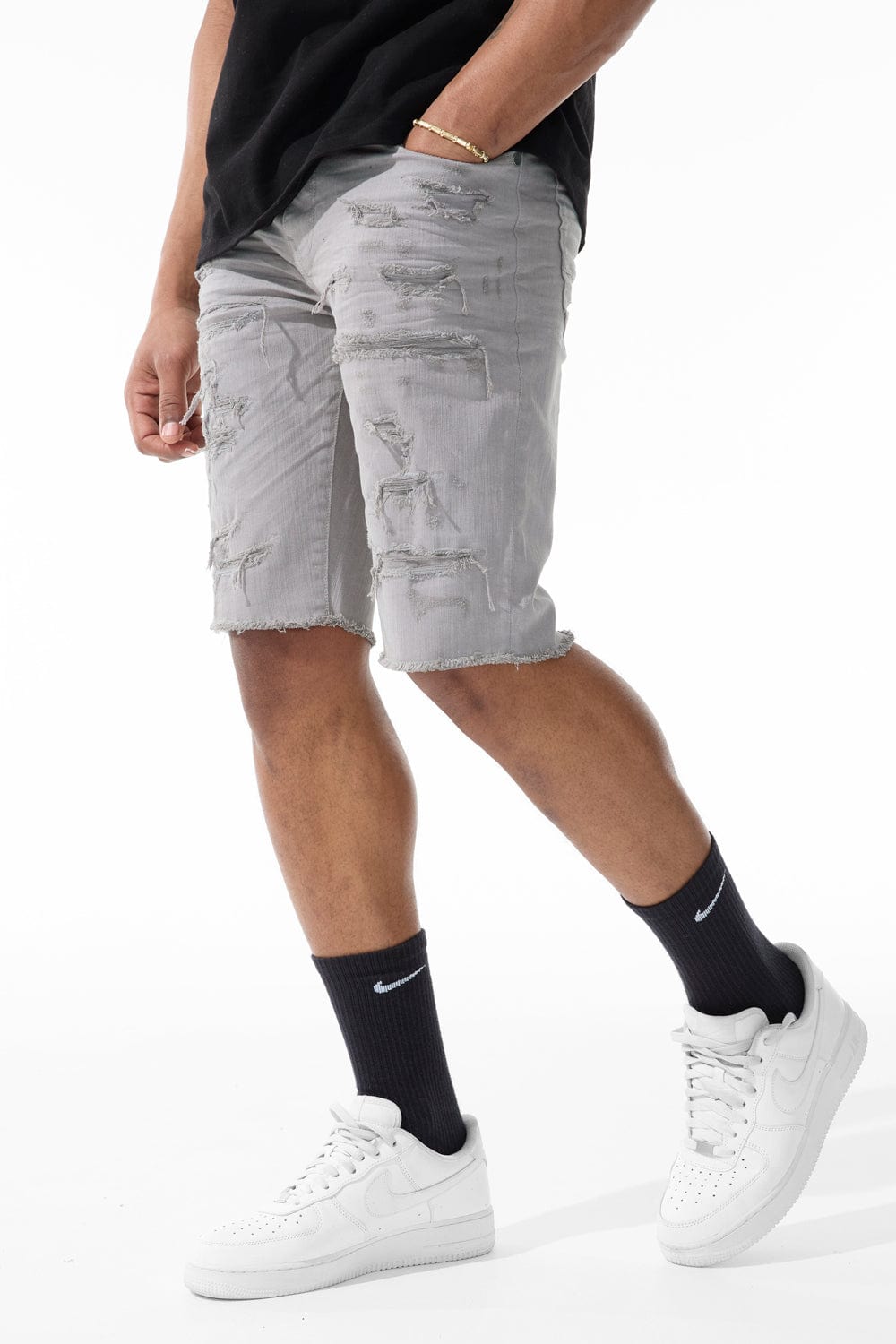 Jordan Craig OG - Tulsa Twill Shorts Light Grey / 30