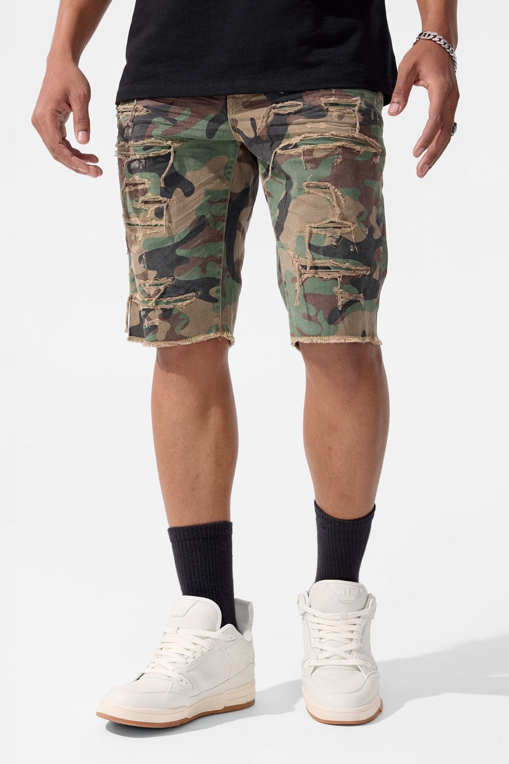 Jordan Craig OG - Tulsa Camo Twill Shorts (Camo Color-Ways) Vintage Camo / 30