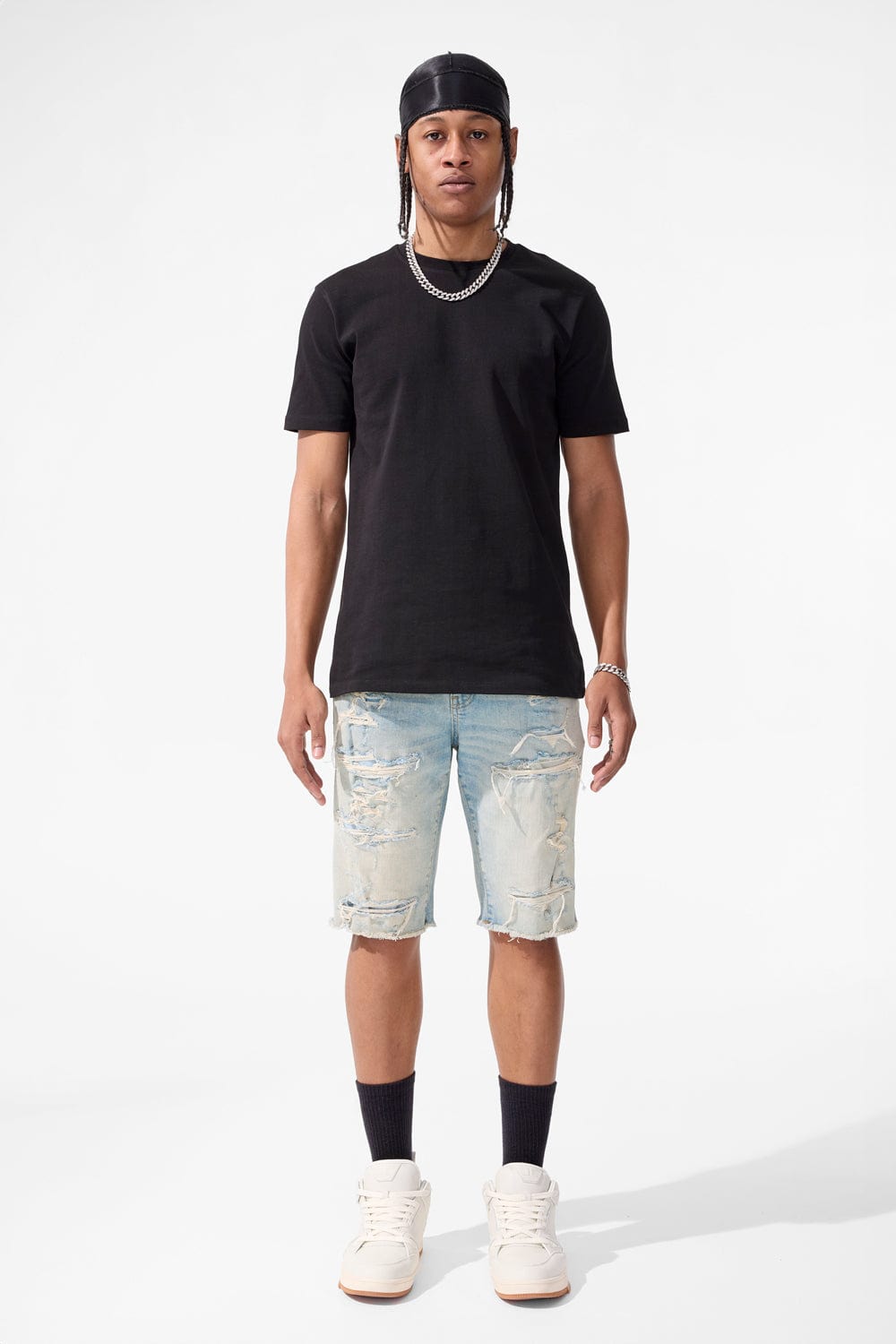 日常使いに!【JORDAN CRAIG】ダメージ☆デニム ショートパンツ OG - Arlington Denim Shorts