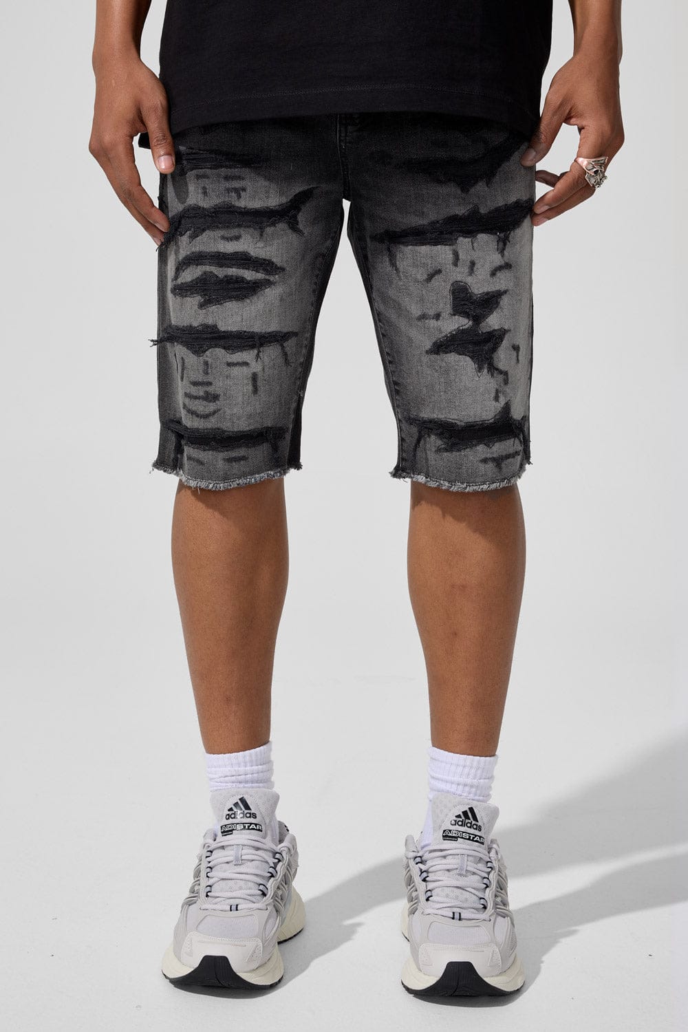 Jordan Craig OG - Arlington Denim Shorts Black Shadow / 30