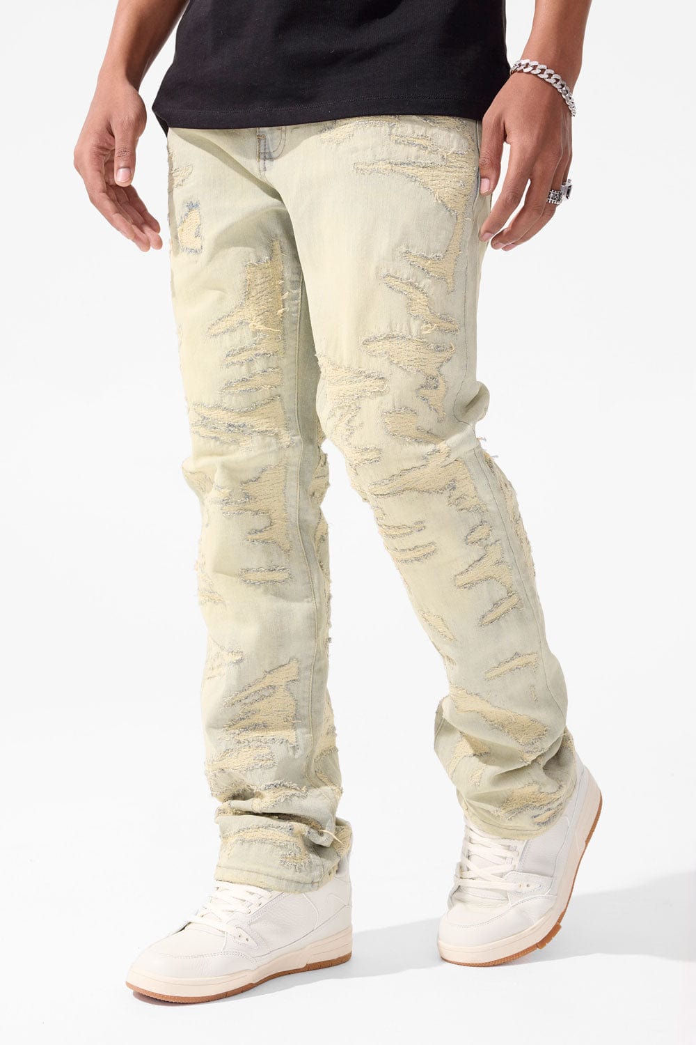 Jordan Craig Molten Denim (Champagne) Aaron (Relaxed) / Champagne / 30/30