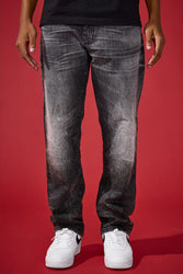 Relaxed Fit - Tsunami Denim (Industrial Black) - Aaron Collection