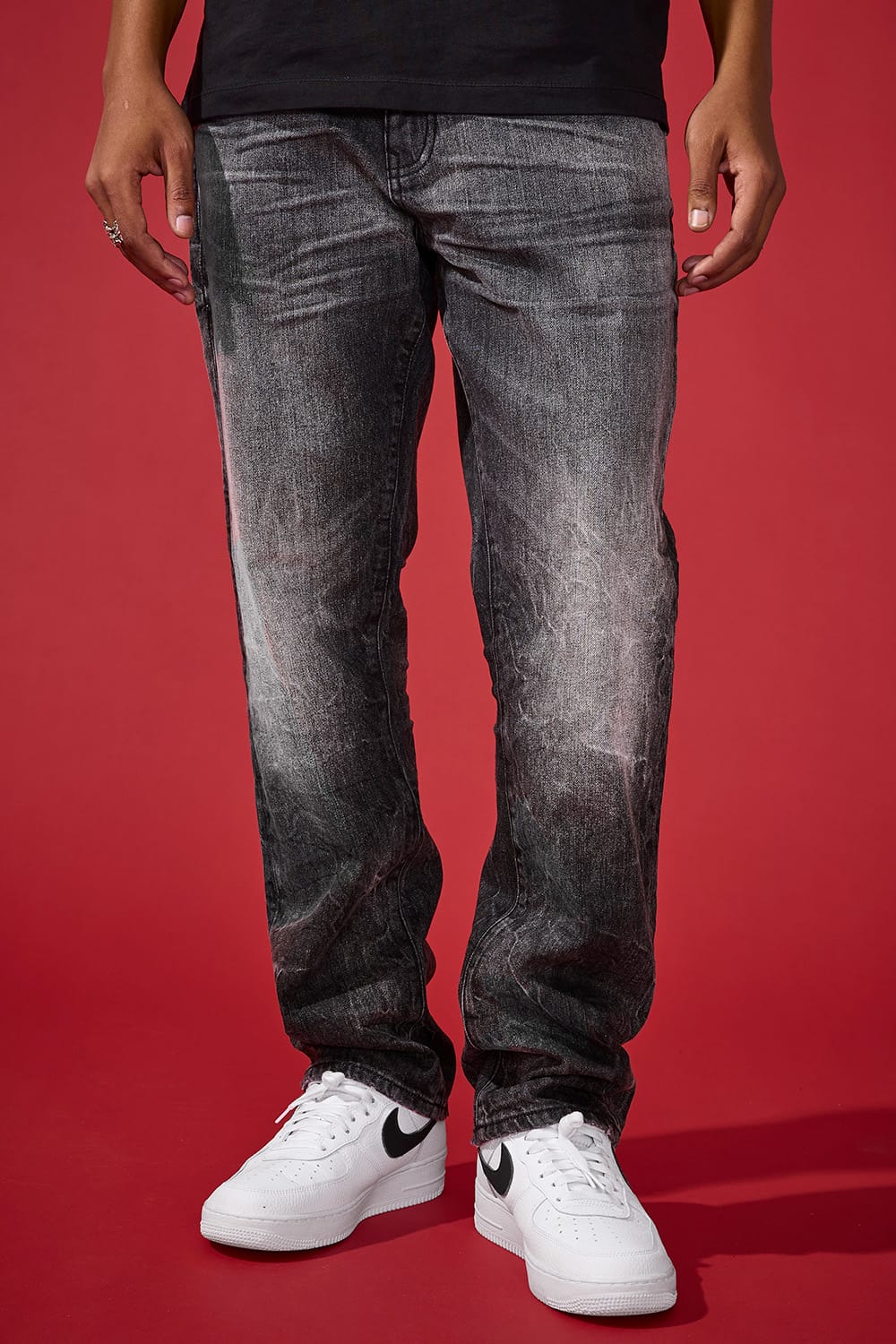 Jordan Craig Relaxed Fit - Tsunami Denim (Industrial Black) - Aaron Collection