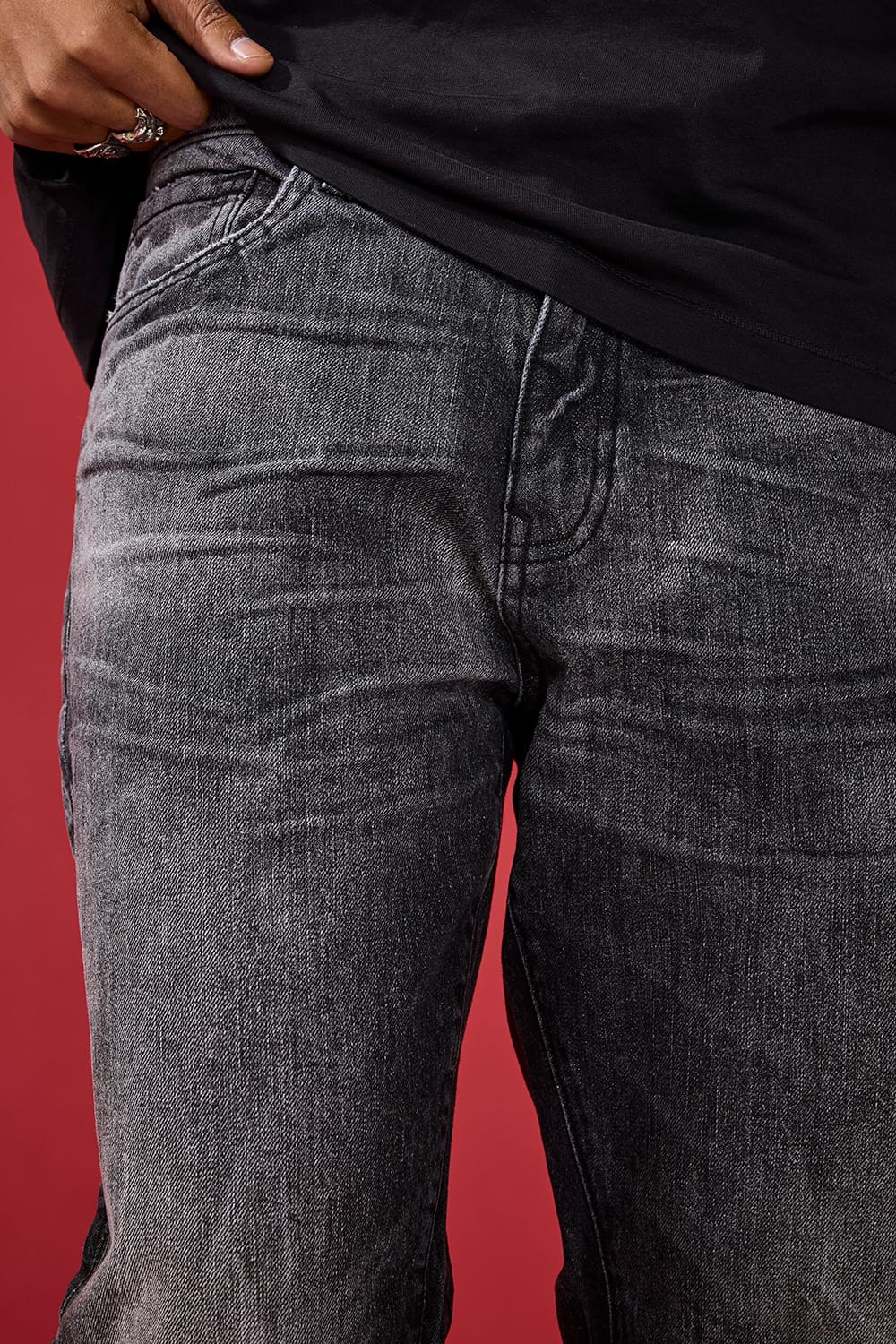 Jordan Craig Relaxed Fit - Tsunami Denim (Industrial Black) - Aaron Collection