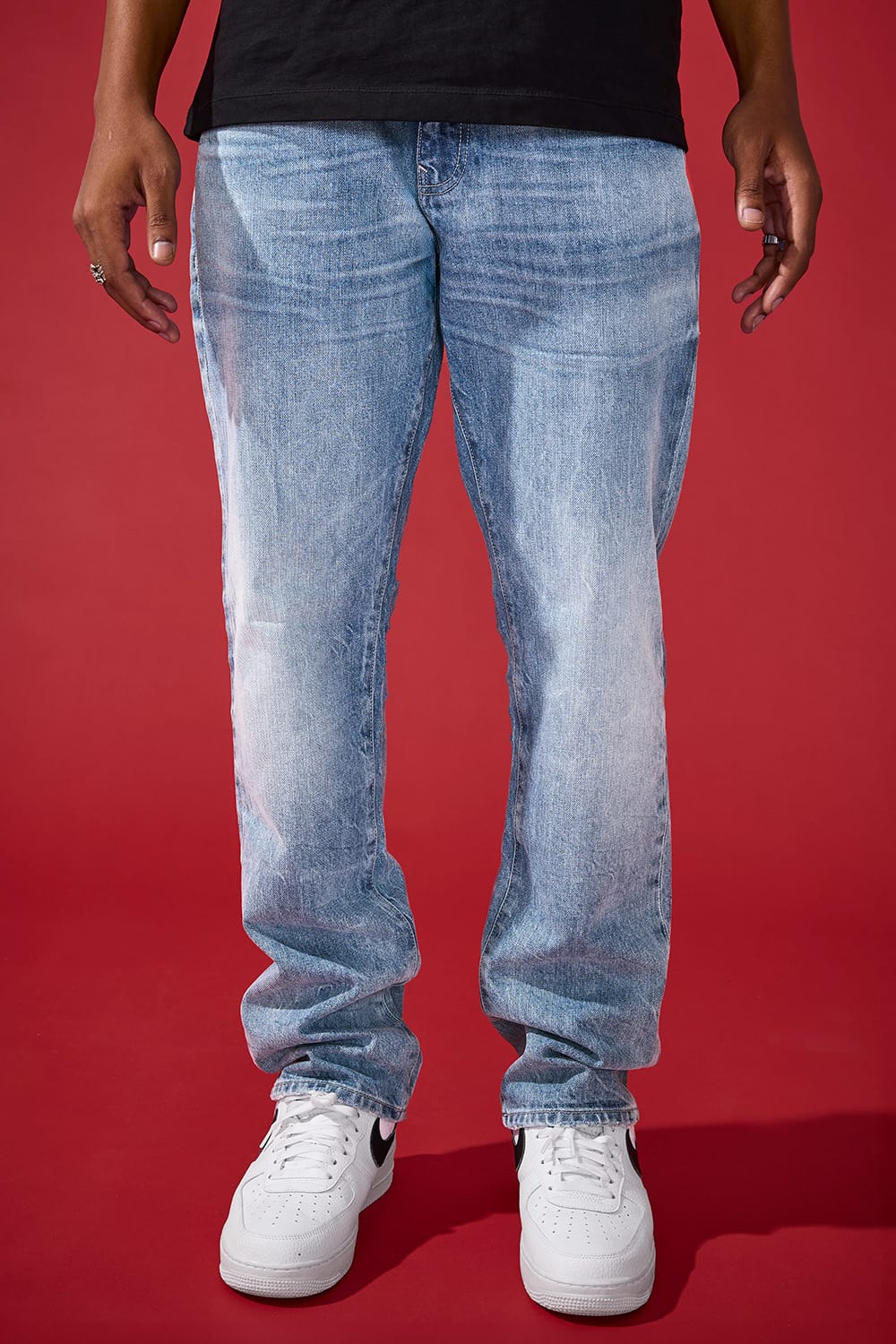 Relaxed Fit - Tsunami Denim (River Blue) - Aaron Collection