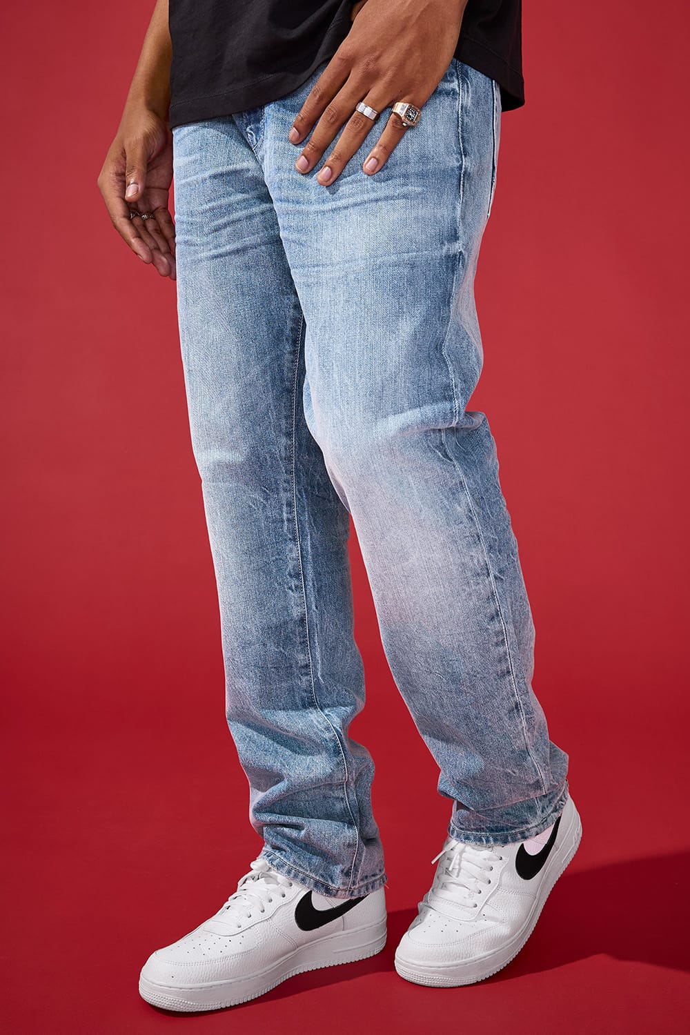 Jordan Craig Relaxed Fit - Tsunami Denim (River Blue) - Aaron Collection
