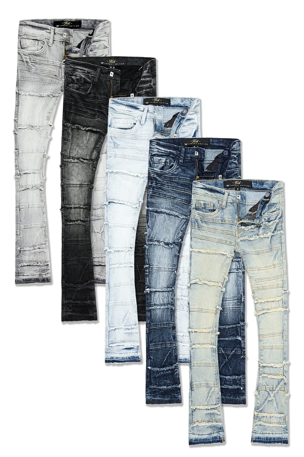 Kids Stacked Jason Denim 5 Pack