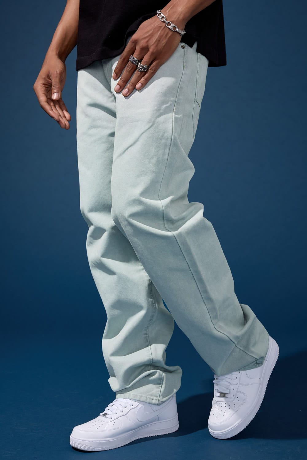 Wide Leg Fit - Brooklyn Banks Pants - Brian Collection