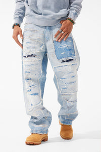 Brian - Reconstructed Denim (Black Shadow)