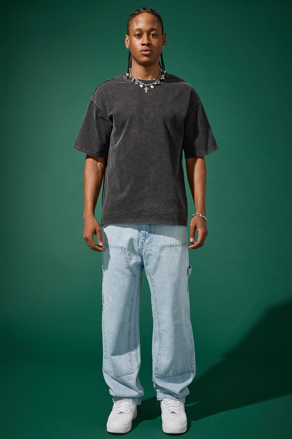Jordan Craig Wide Leg Fit - Craftsman Denim (Ice Blue) - Brian Collection