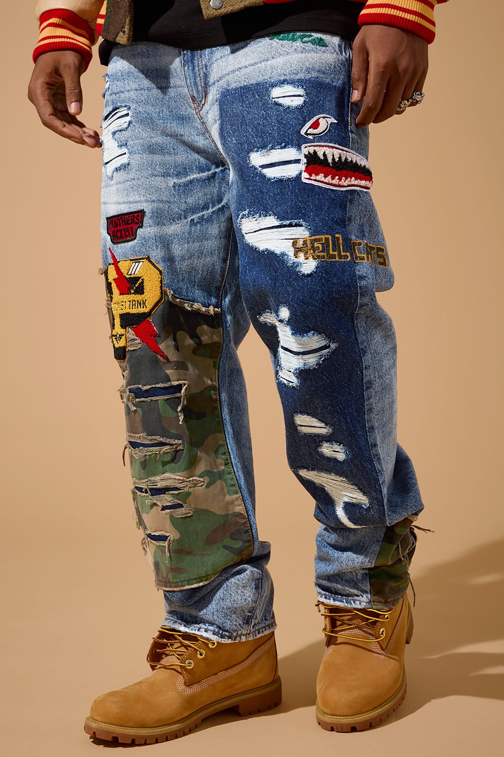 Jordan Craig Wide Leg Fit - Hellcat Denim - Brian Collection Lager / 30 / 30
