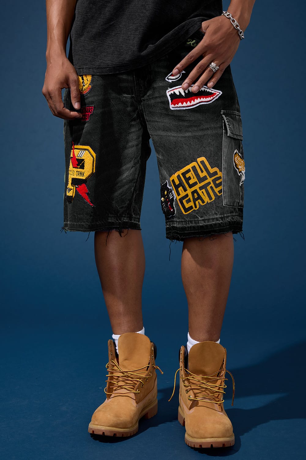 Jordan Craig OG - Overwatch Denim Shorts Vintage Black / 30