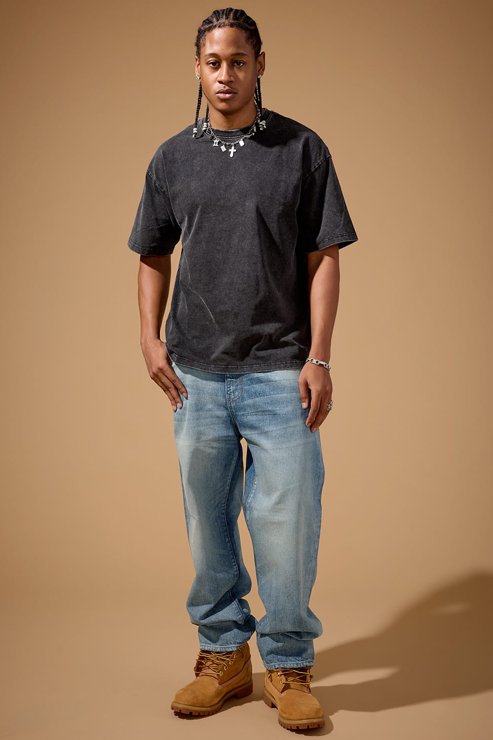JC Big Men Big Men's Baggy & Clean Denim 3 Pack