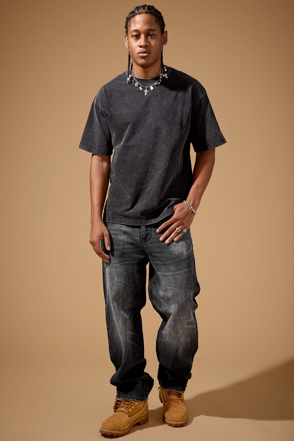JC Big Men Big Men's Baggy & Clean Denim 3 Pack