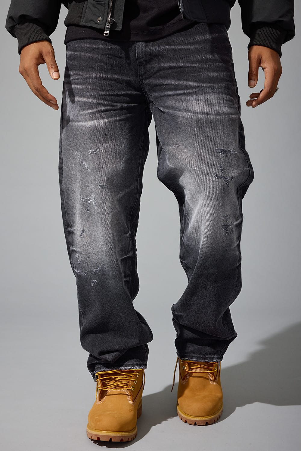Jordan Craig Wide Leg Fit - Flow State Denim - Brian Collection Black Shadow / 30 / 30