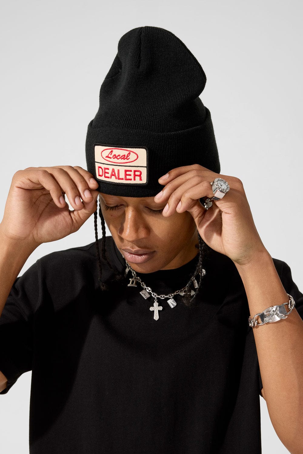 Jordan Craig Local Dealer Knit Beanie (Black) Black