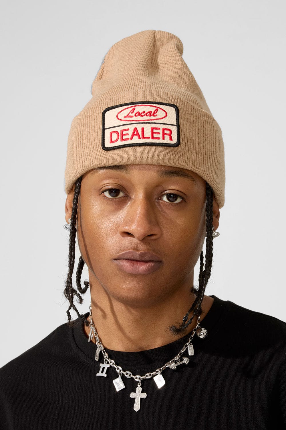 Jordan Craig Local Dealer Knit Beanie (Khaki) Khaki