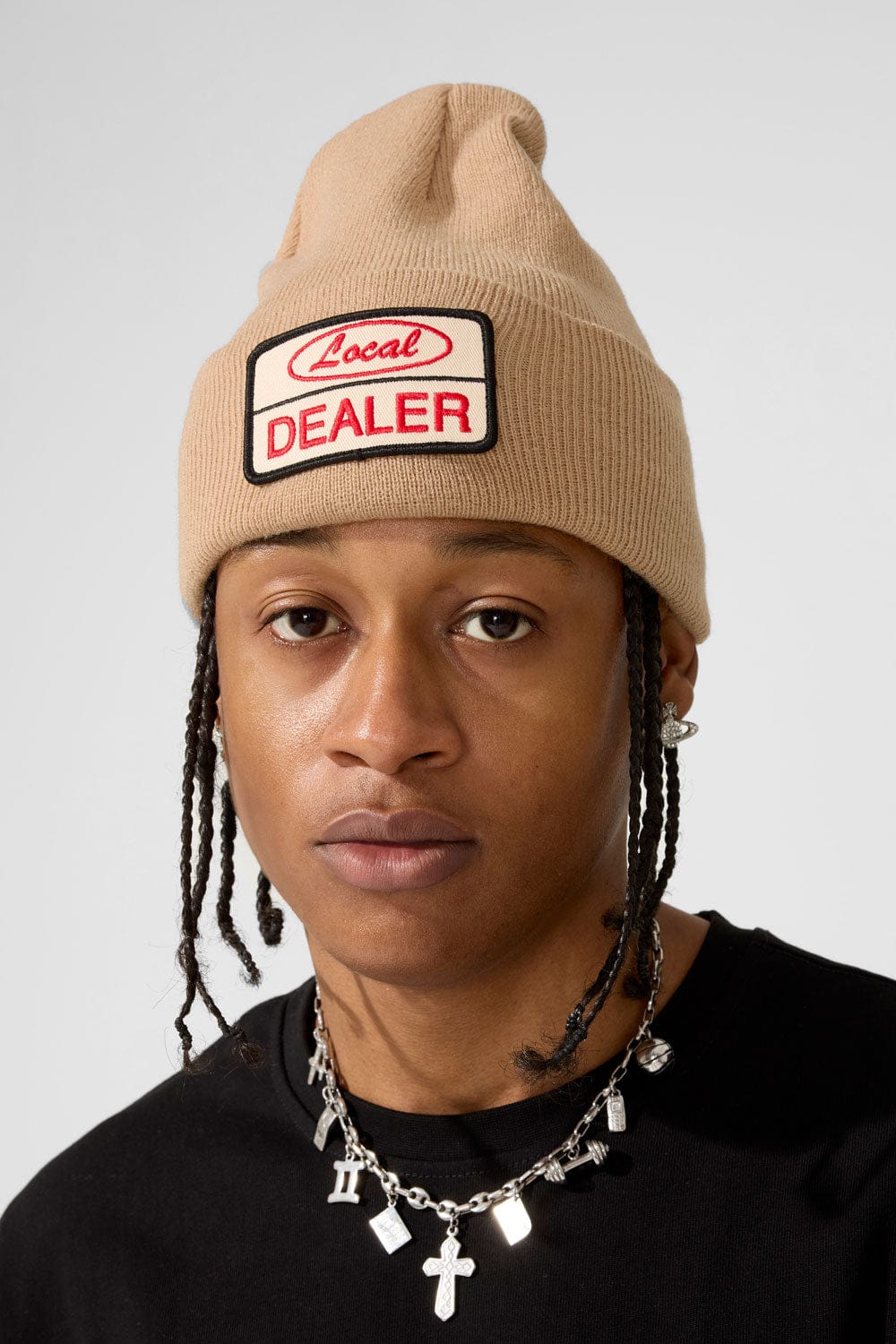 Jordan Craig Local Dealer Knit Beanie (Khaki) Khaki