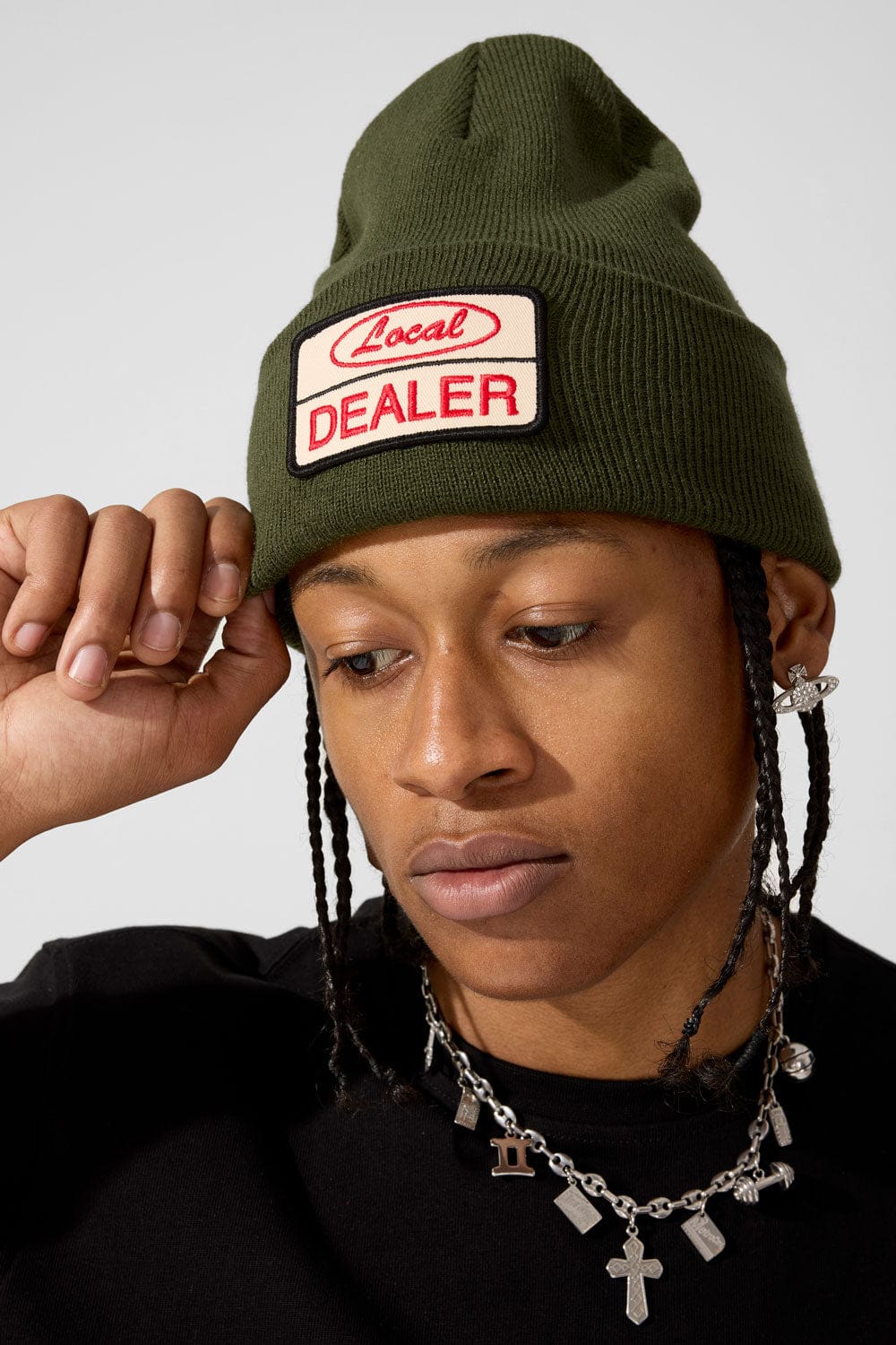 Jordan Craig Local Dealer Knit Beanie (Olive) Olive