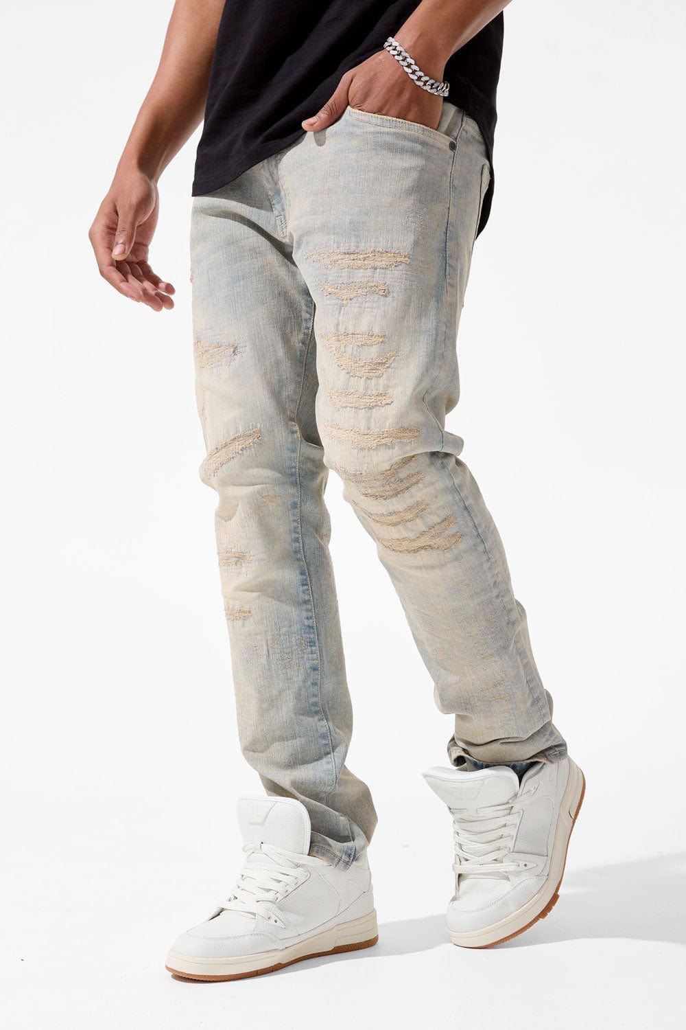 Jordan Craig Collins - Coastal Denim Cream Wash / 30/32