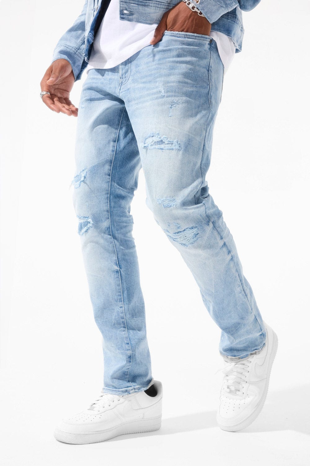 Jordan Craig Collins - Meadowlands Denim (Azure) Lightning Blue / 30/32