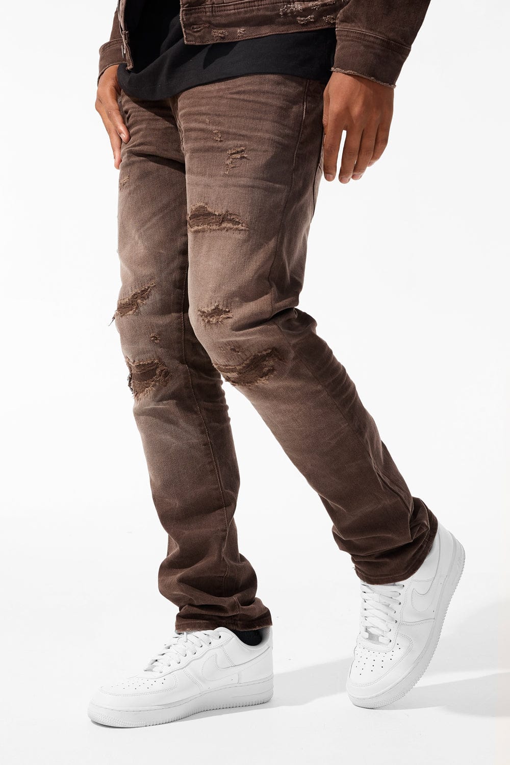 Jordan Craig Collins - Meadowlands Denim (Earth Tones) Brown / 30/32