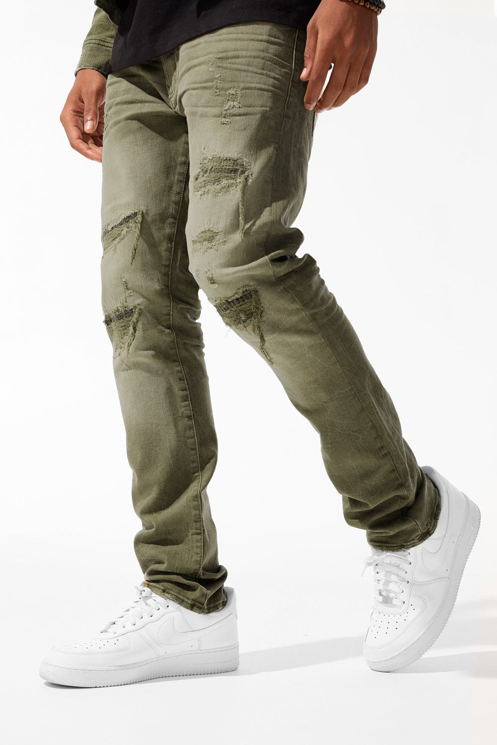 Jordan Craig Collins - Meadowlands Denim (Earth Tones) Olive / 30/32