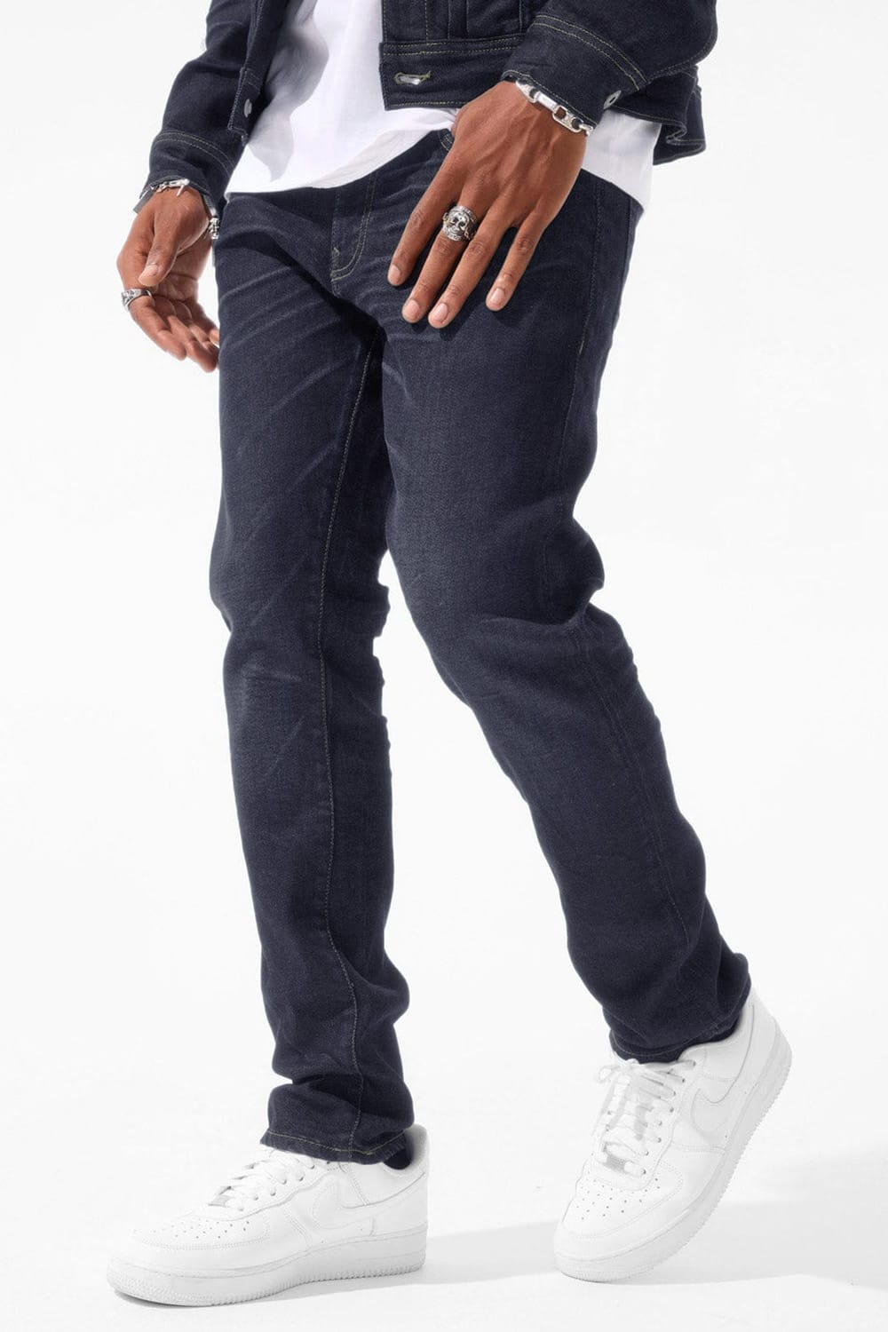 Jordan Craig Straight Fit - Gaucho Denim (Raw Blue) - Collins Collection 30 / 30 / Raw Blue