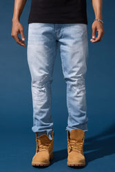 Straight Fit - Dune Denim (Sea Angel) - Collins Collection