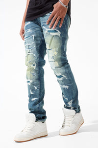 Collins - Black Widow Denim (Sea Ice)