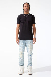 Collins - Black Widow Denim (Sea Ice)