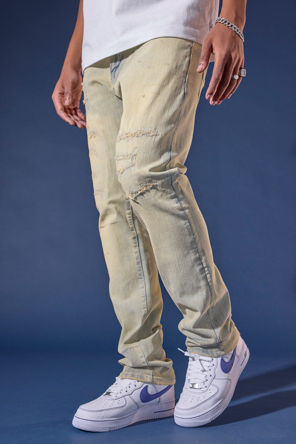 Jordan Craig Hudson Denim (Neutral) Collins (Straight) / Champagne / 30/30