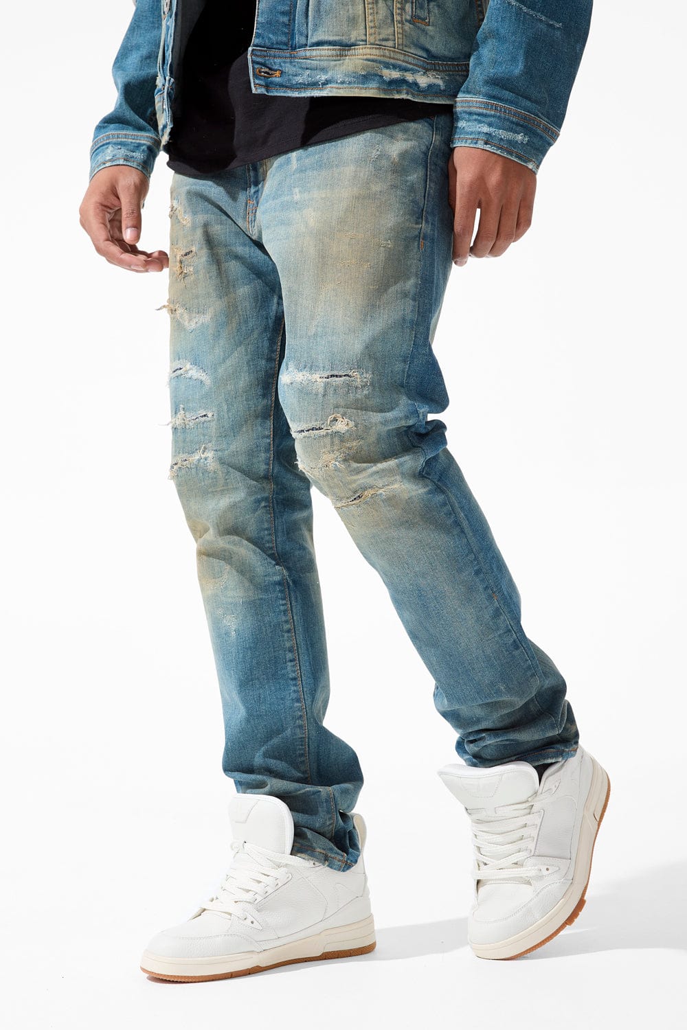 Jordan Craig Hudson Denim (Azure) Collins (Straight) / Mesa Wash / 30/30