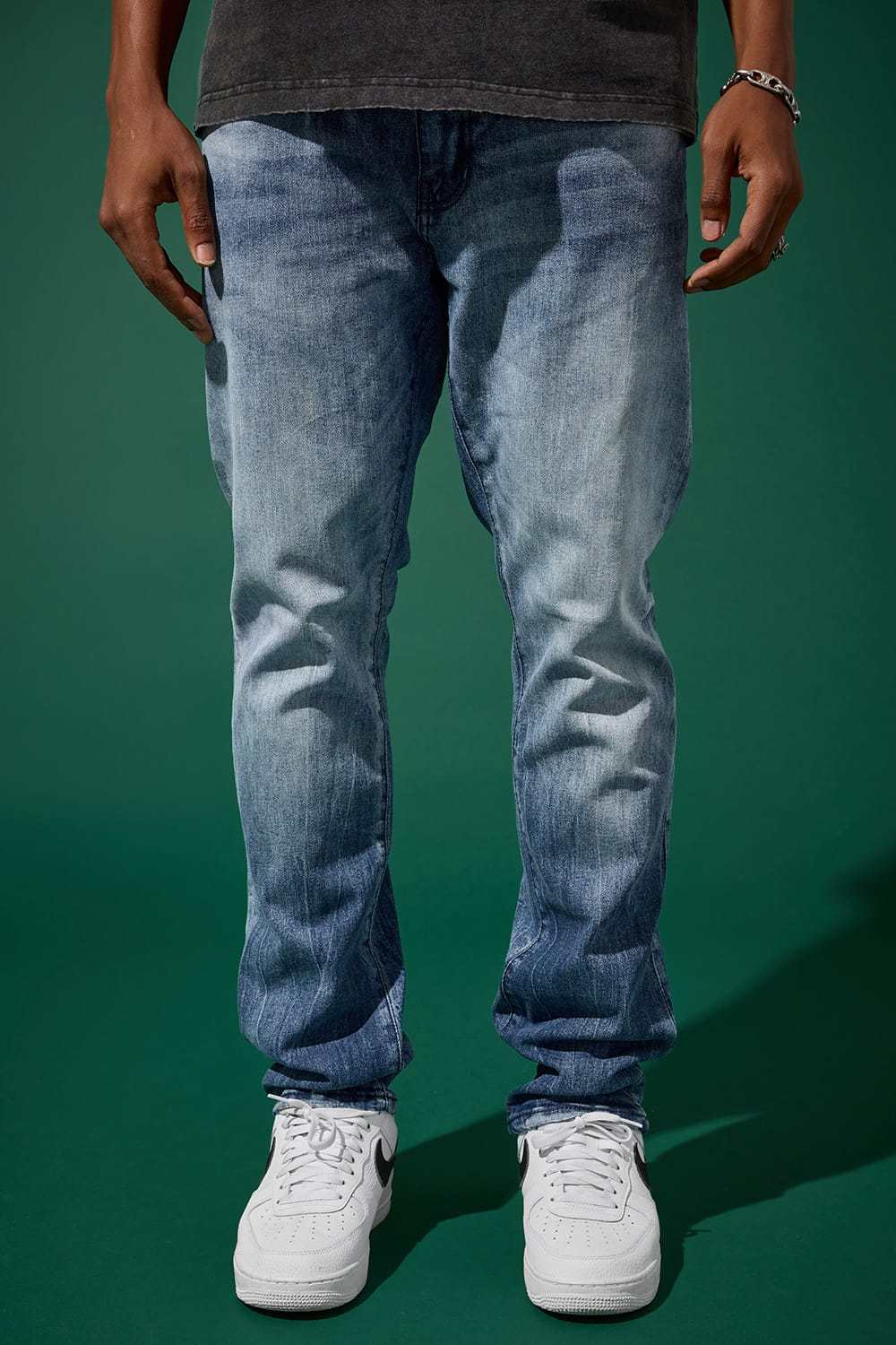 Jordan Craig Straight Fit - Georgetown Denim - Collins Collection Medium Blue / 30/30