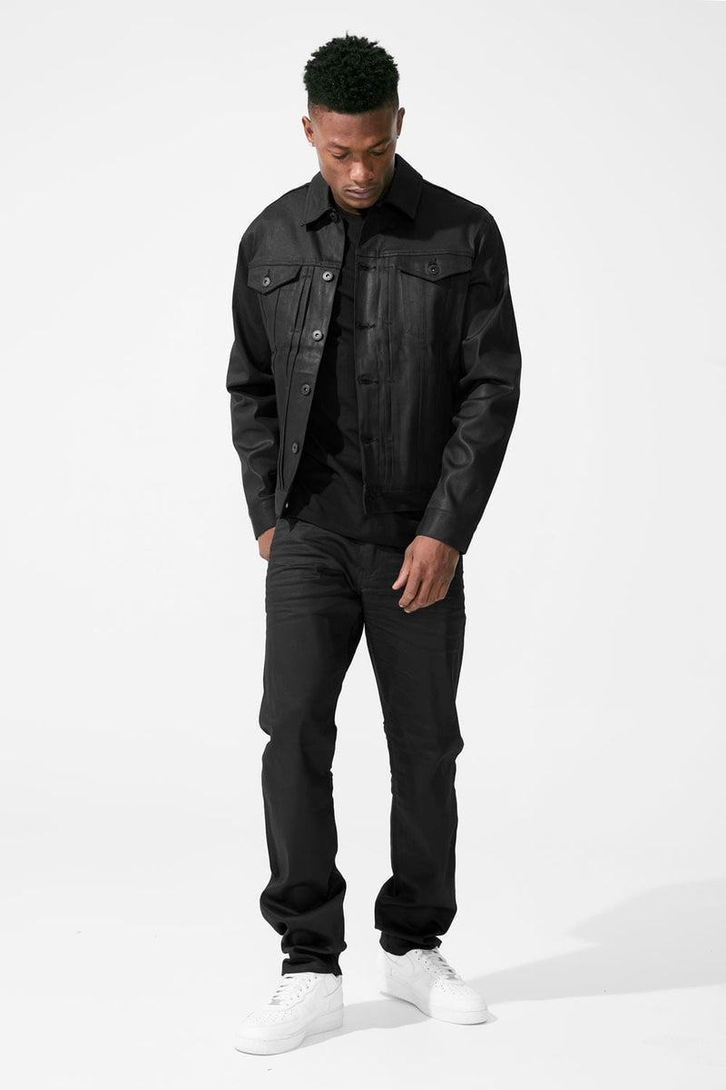 Straight Fit - Smooth Criminal Denim (Jet Black) - Collins Collection