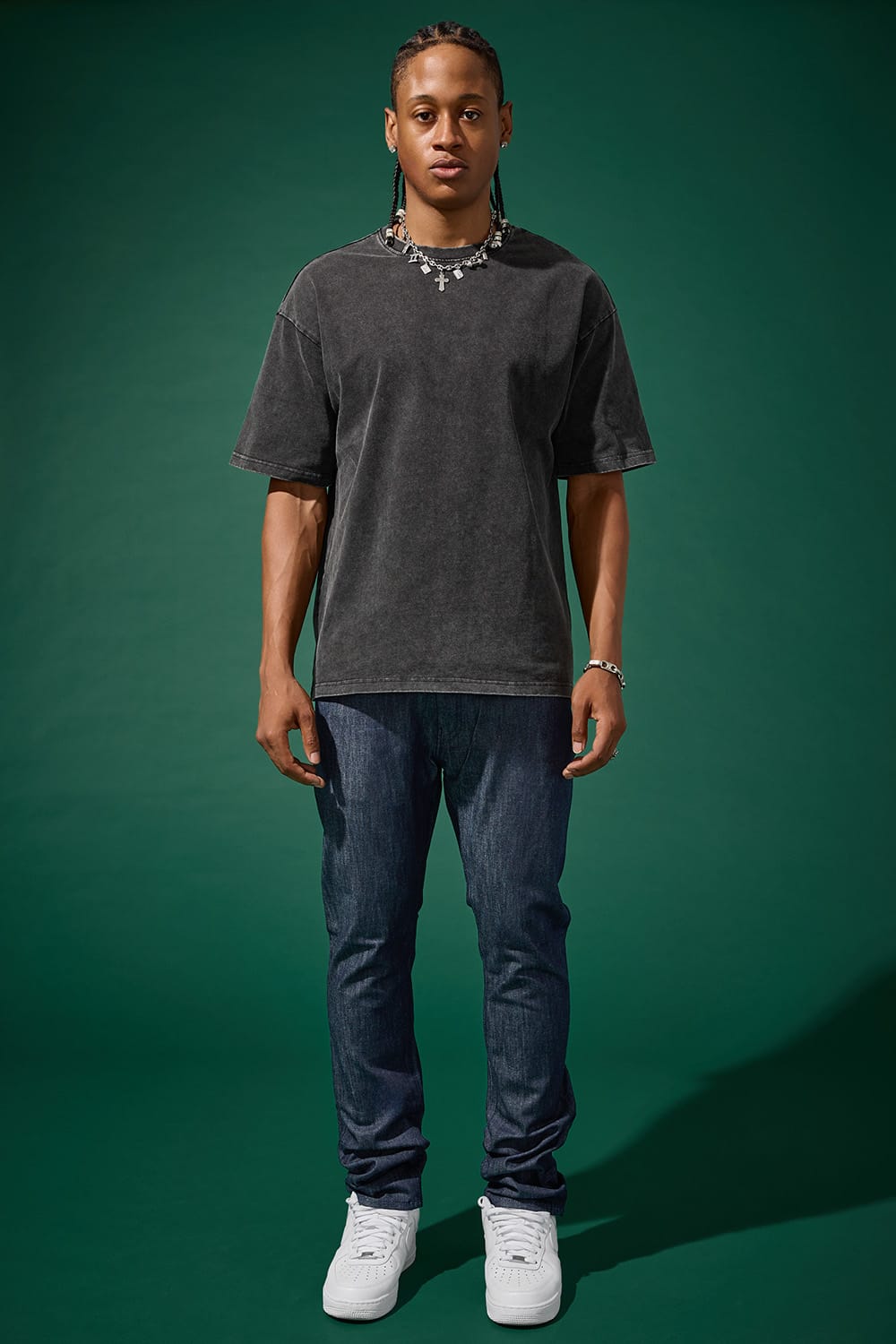 Jordan Craig Straight Fit - Upper East Side Denim (Raw Green Cast) - Collins Collection