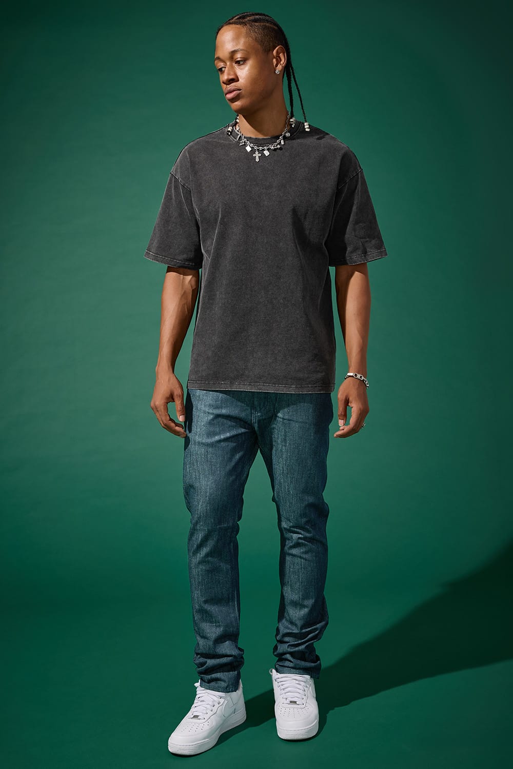 Jordan Craig Straight Fit - Upper East Side Denim (Raw Green Cast) - Collins Collection