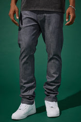 Straight Fit - Upper East Side Denim (Raw Grey) - Collins Collection