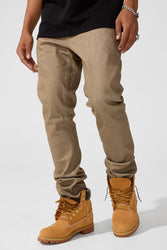 Straight Fit - Upper East Side Denim (Raw Khaki) - Collins Collection
