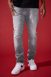 Straight fit - Alexander Pure Denim (Cement Wash) - Collins Collection