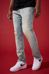 Straight fit - Alexander Pure Denim (Cream Wash) - Collins Collection