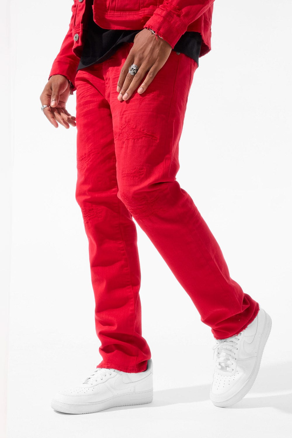 Jordan Craig Collins - Tribeca Twill Pants (Core Colors) Red / 30/30