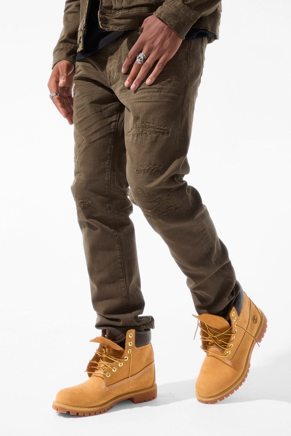 Jordan Craig Collins - Tribeca Twill Pants (FW24 Exclusive Colors) Army Green / 30/30