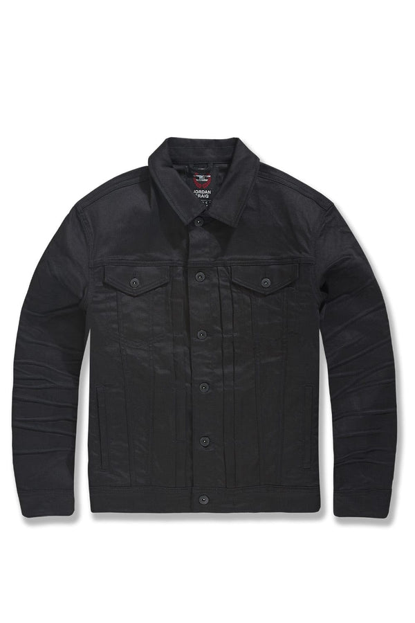 briar high rise cropped gaucho denim | black main image 1