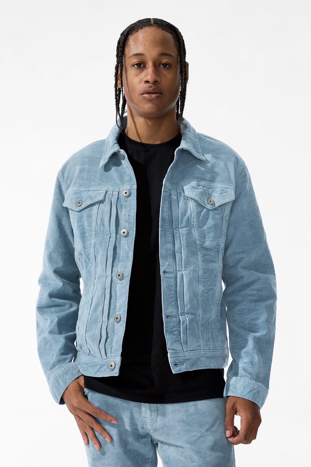 Jordan Craig Atlas Corduroy Trucker Jacket Light Blue / S