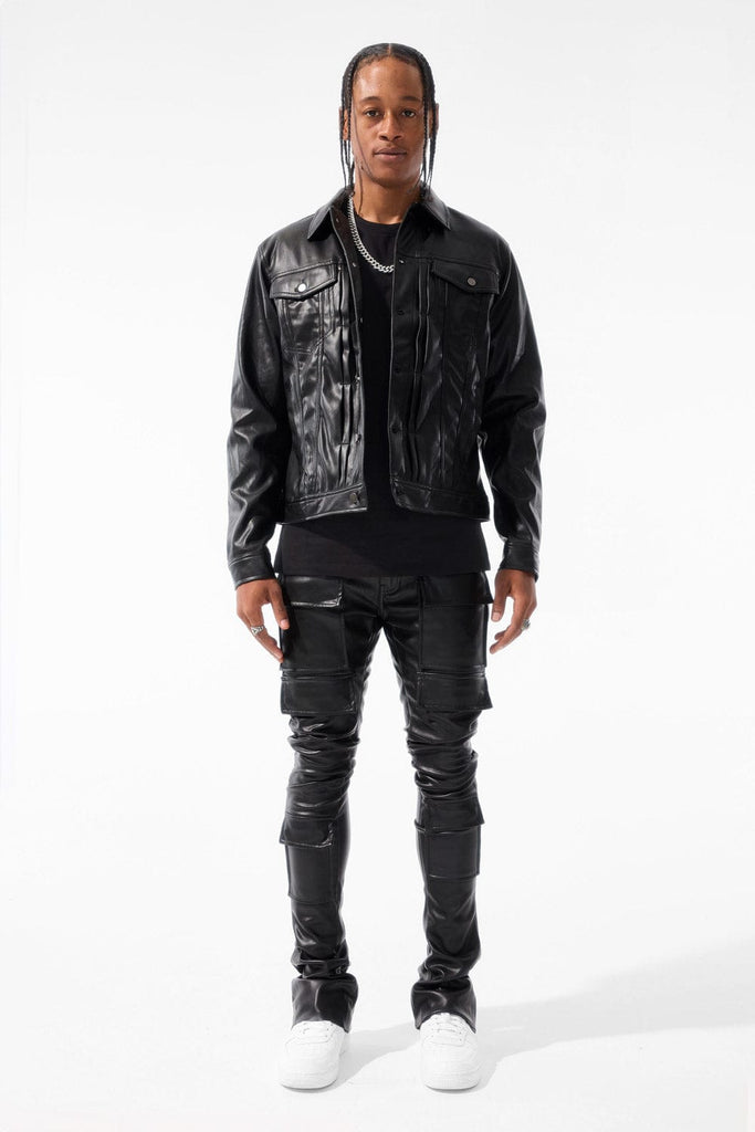 Jordan Craig Thriller Trucker Jacket (Black)