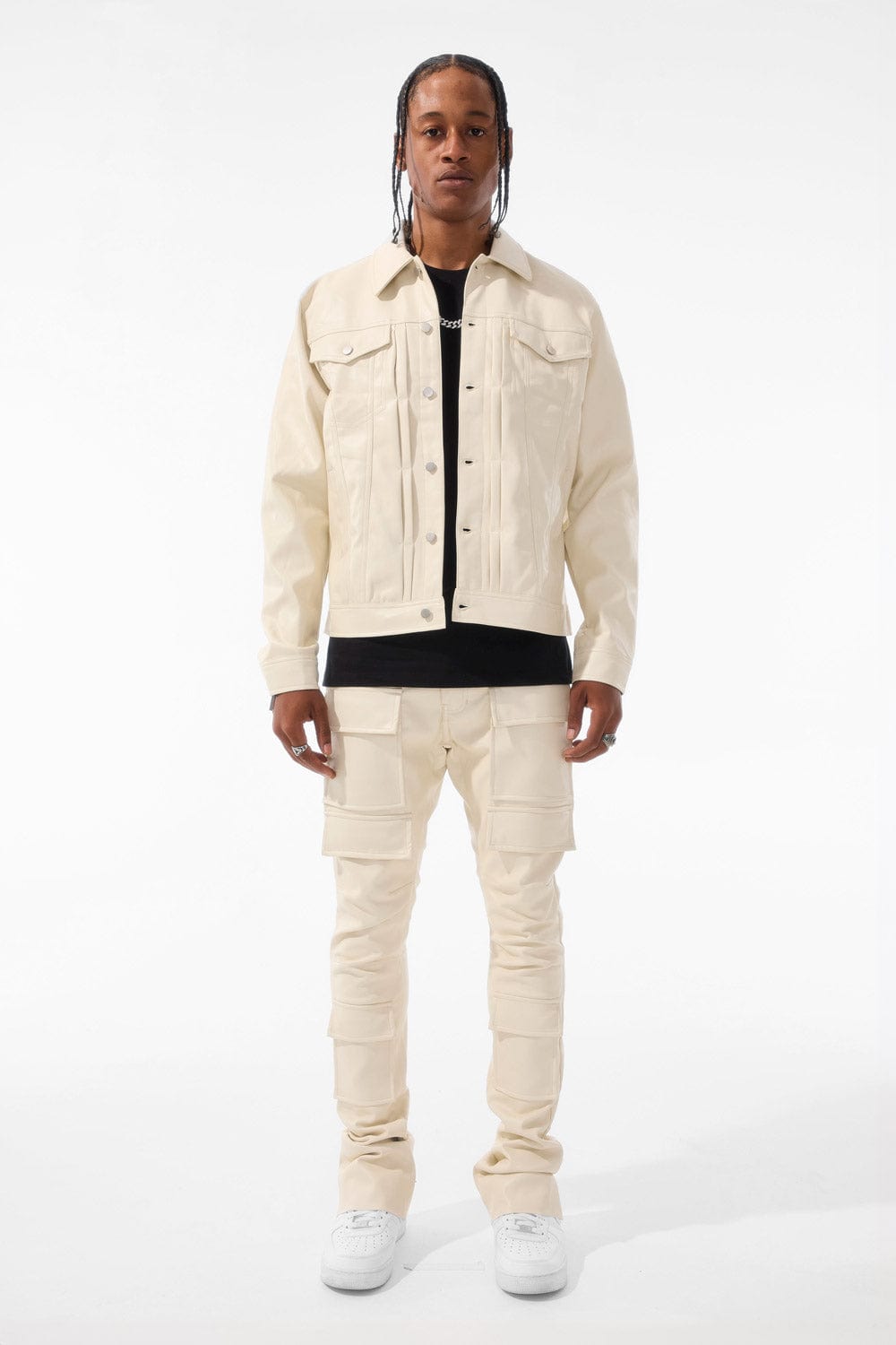 Jordan Craig Thriller Trucker Jacket (Khaki)