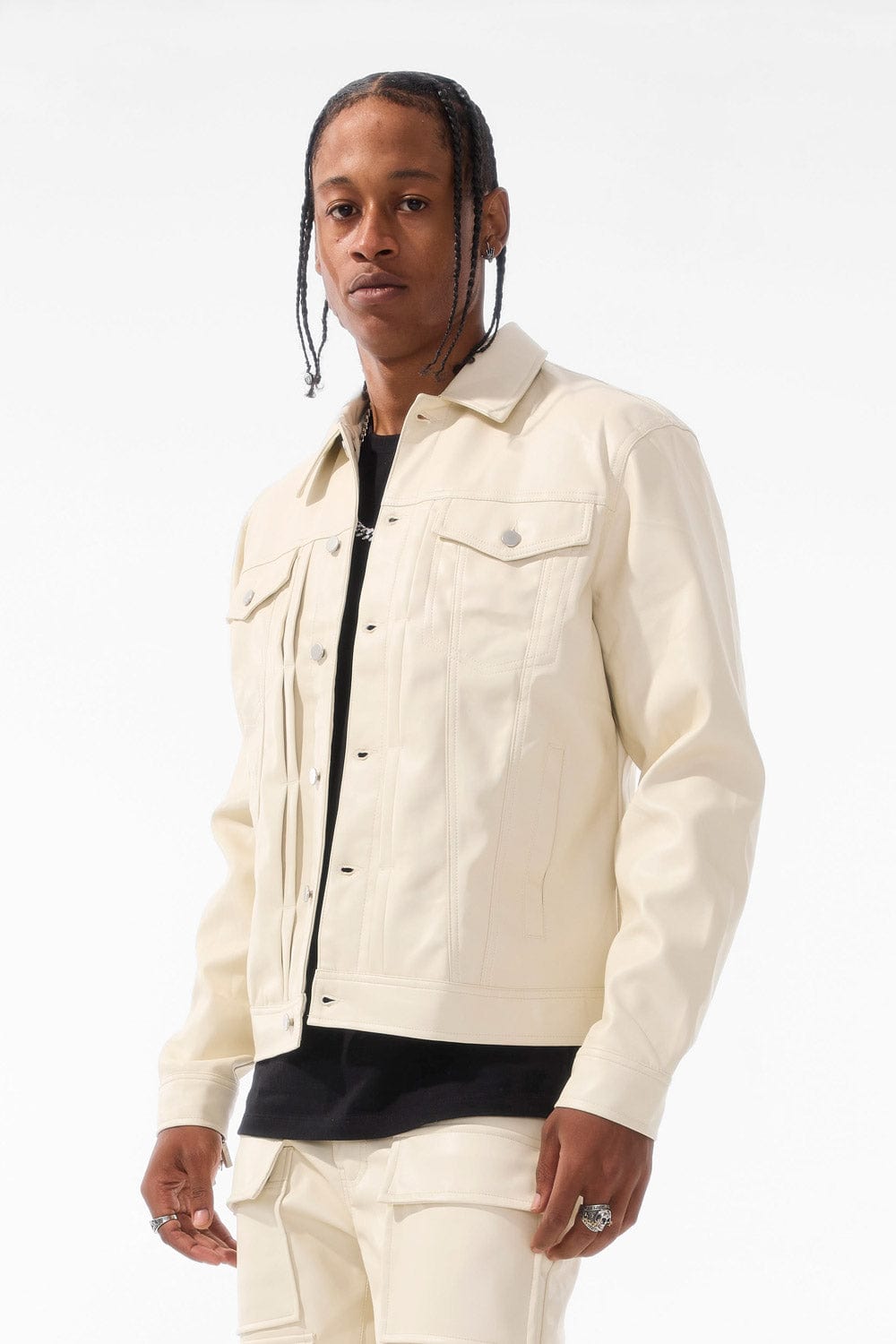 Jordan Craig Thriller Trucker Jacket (Khaki)